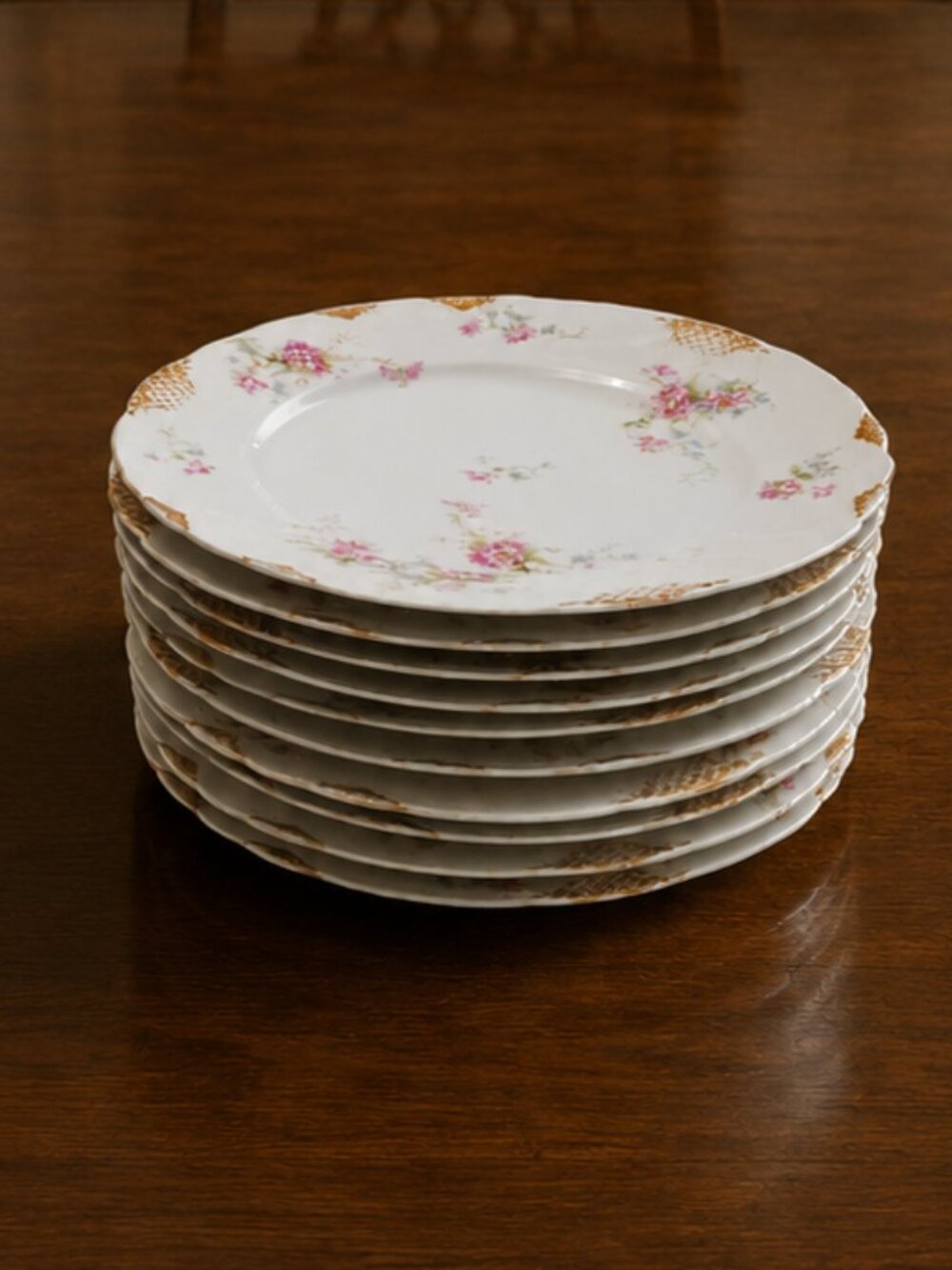 Antique Theodore Haviland Limoges France Dinner Plates – Set of 10